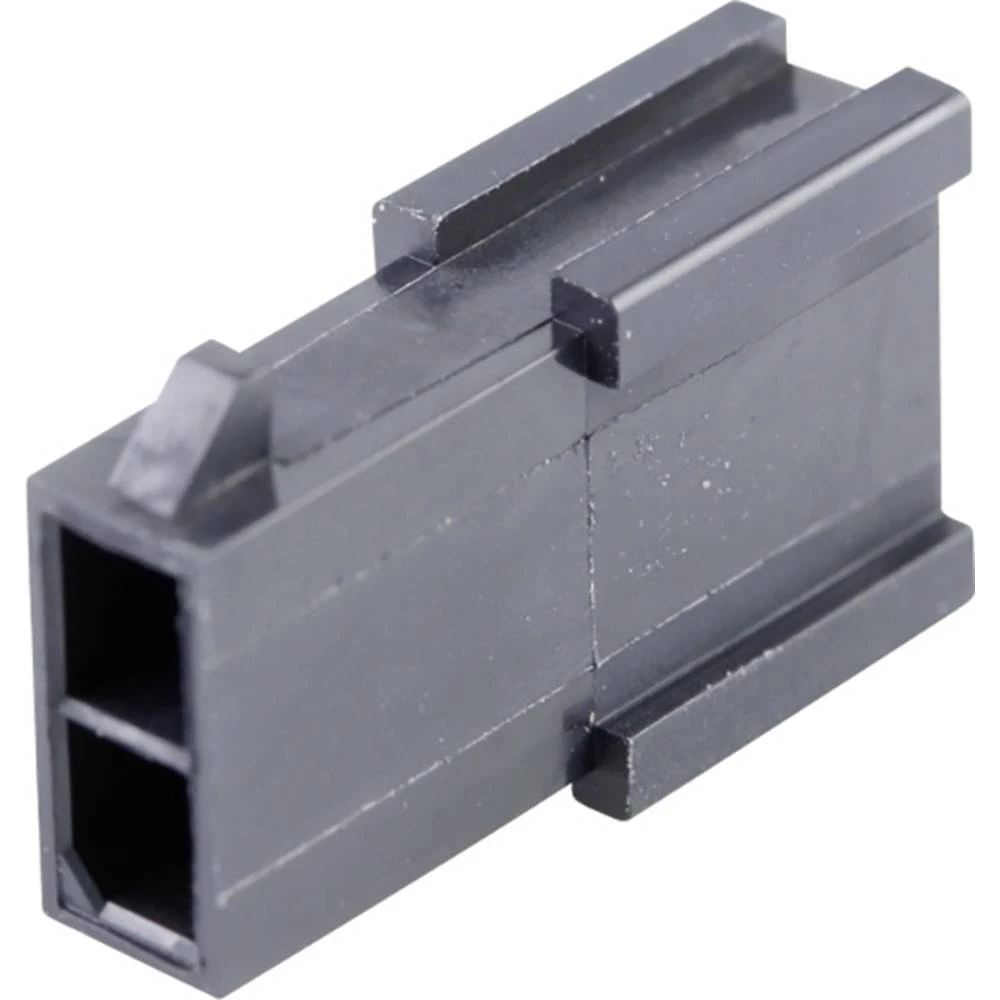 Molex 430200201 Micro-Fit 3.0 Plug Housing, Dual Row, 2 Circuits, UL 94V-0, Low-Halogen, Black slika