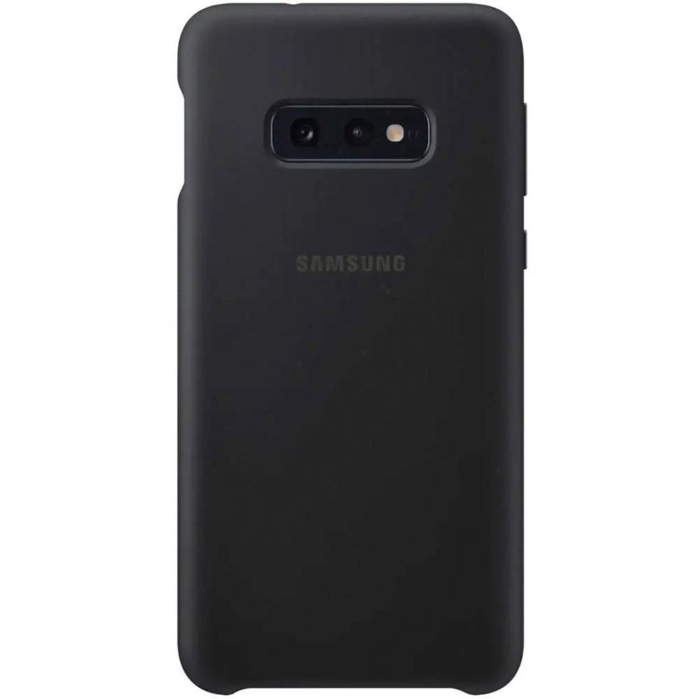 Samsung Silicone Stražnji poklopac za mobilni telefon Pogodno za: Galaxy S10 E Crna slika