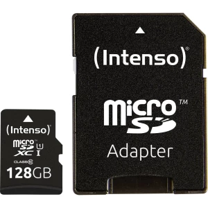 microSDXC kartica 128 GB Intenso Premium Class 10, UHS-I Uklj. SD-adapter slika