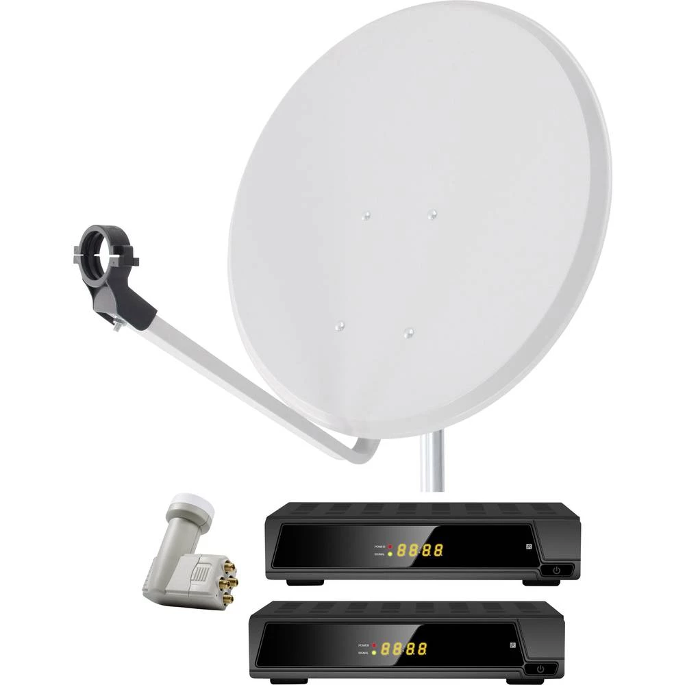 Satelitski sustav sa prijamnikom Smart DA2-80QSE 80 cm slika