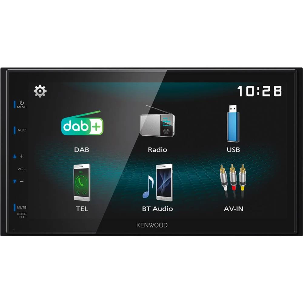 Kenwood DMX-125DAB Dvostruki DIN multimetijski player DAB + tuner, Priključak za stražnje kamere slika