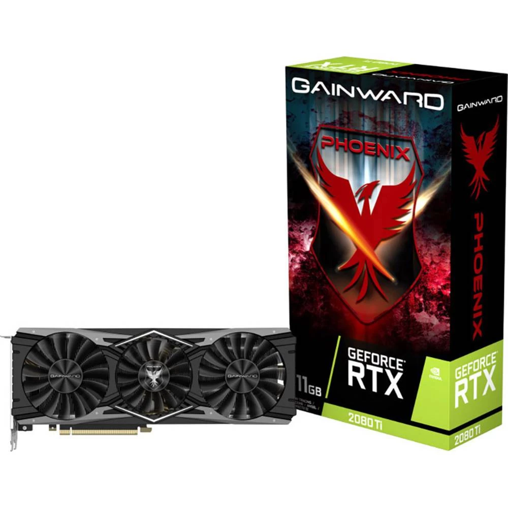 Grafička kartica Gainward Nvidia GeForce RTX2080 Ti Phoenix 11 GB GDDR6-RAM PCIe x16 HDMI™, DisplayPort, USB-C™ slika