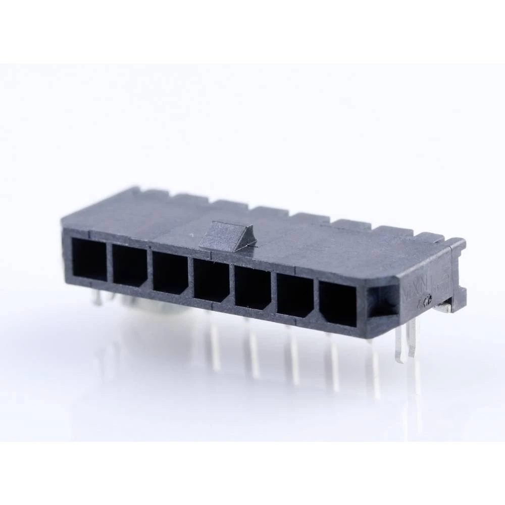 Molex ugradna standardna letva s muškim kontaktima Ukupan broj polova 7 Raster: 3.00 mm 436500703 1 St. Tray slika