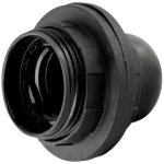 E27 utičnica od izolacijskog materijala s 2 crna prstena REV 0503042555 grlo za žarulje  E27  250 V 60 W