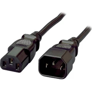 Equip 112100 Kabel za napajanje Crni 1,8 m C13 spojnica C14 spojnica Equip struja priključni kabel 1.8 m crna slika