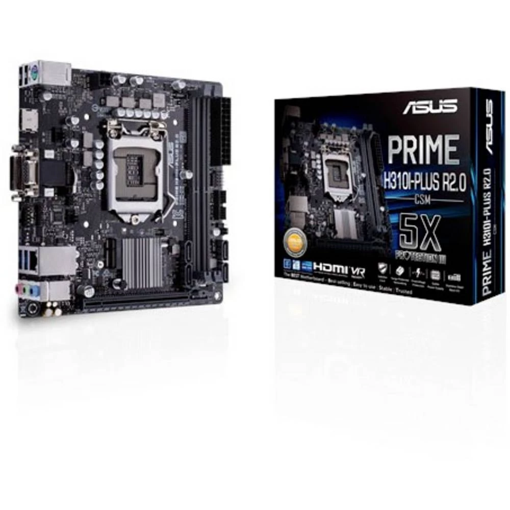 Asus PRIME H310I-PLUS R2.0/CSM matična ploča Baza Intel® 1151 Faktor oblika Mini-ITX Set čipova matične ploče Intel® H310 slika