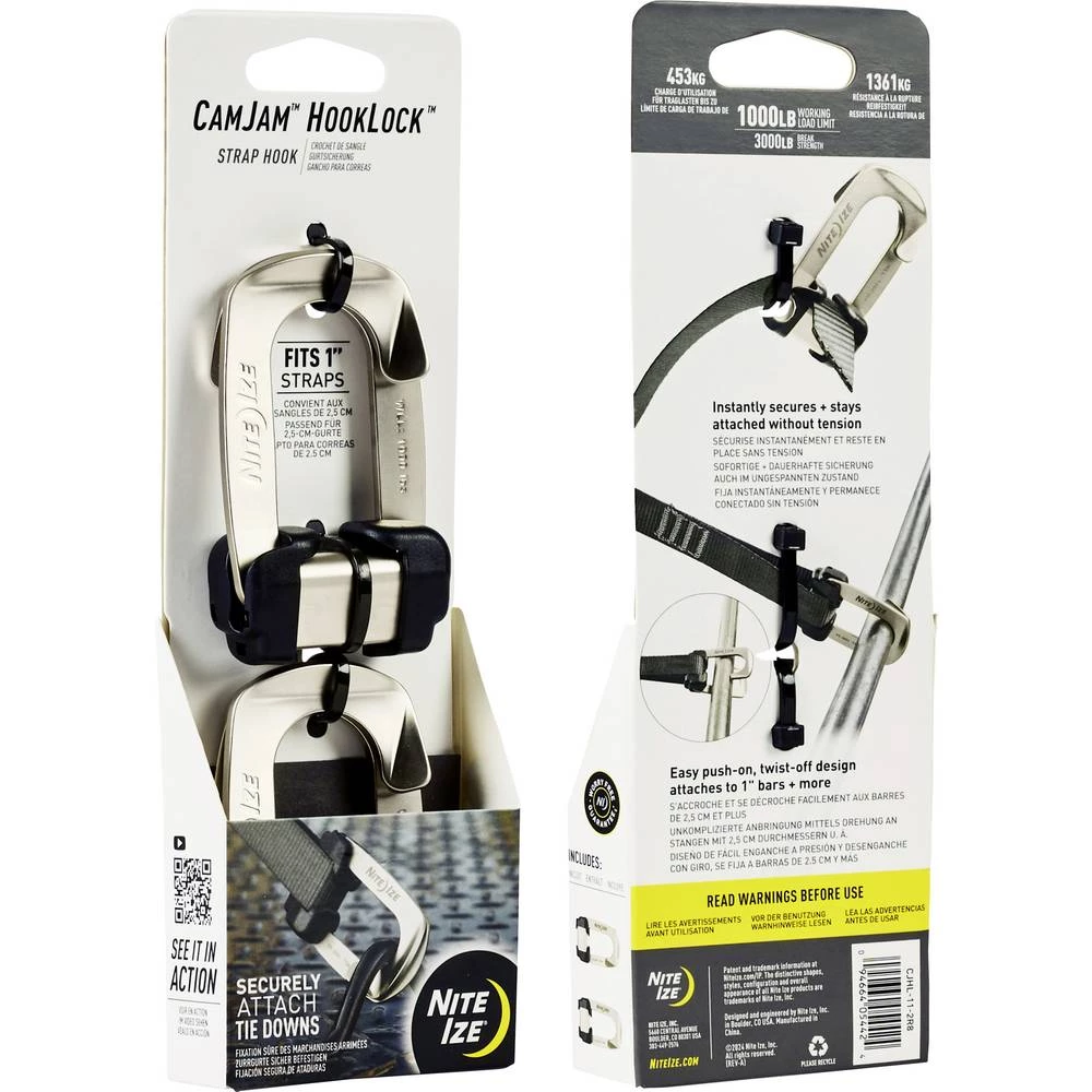 NITE Ize NI-CJHL-11-2R8 dvodijelna zatezna traka (D x Š x V) 107 x 49.3 x 28.2 mm slika