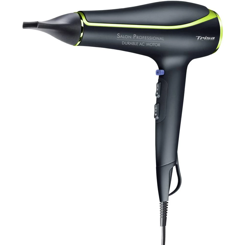 Sušilo za kosu Trisa Salon Professional Crna, Limeta-zelena slika