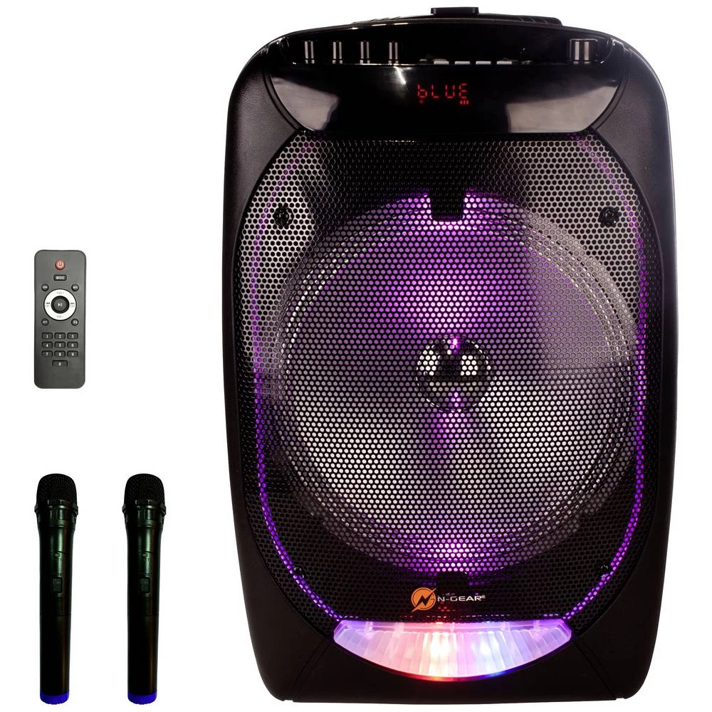 N-Gear Portable Trolley bluetooth speaker 300w uređaj za karaoke slika