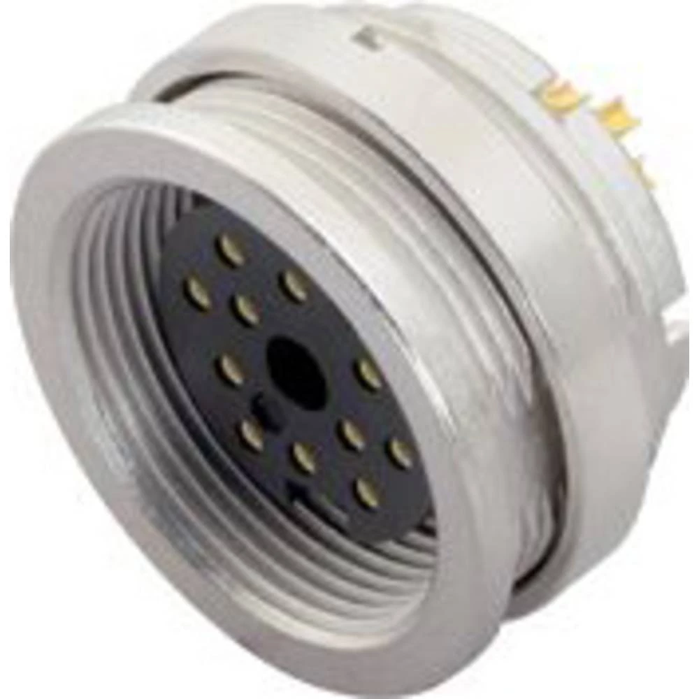 binder 09 0198 00 24-20 utičnica s prirubnicom žženski konektor, ravni Ukupan broj polova: 24 Serija (Okrugli utični kon slika