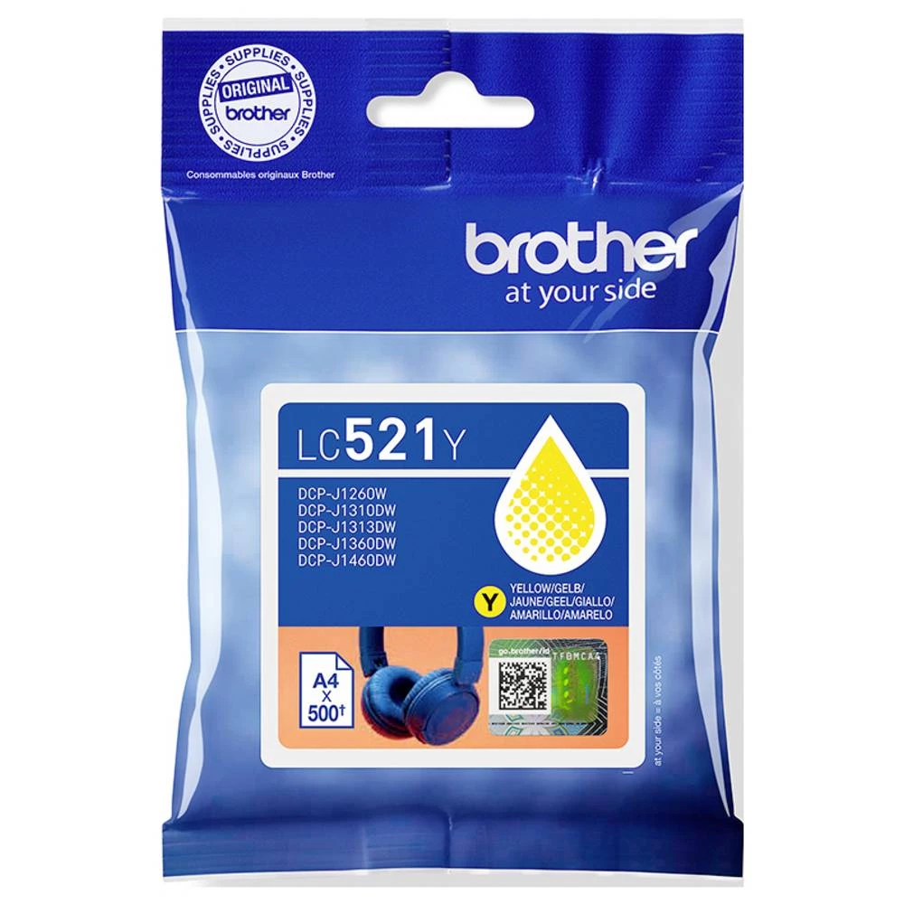 Brother tinta Brother LC521Y - Gelb - original - Kisse original žut LC521Y slika