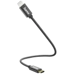 Hama USB kabel za punjenje USB 2.0 Apple Lightning utikač, USB-C® utikač 0.20 m crna 00201601