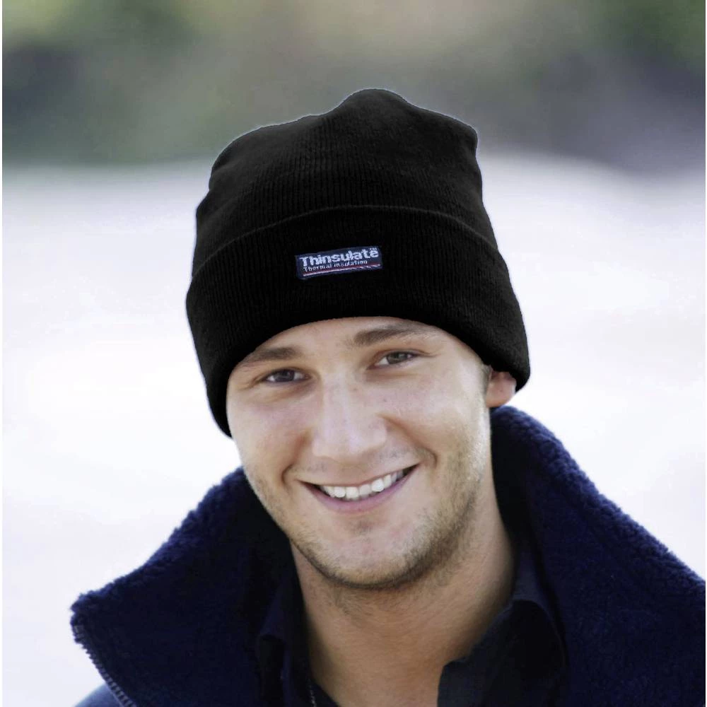 Štrikana kapa Crna L+D Upixx Jan 40311 slika