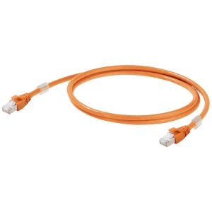 Weidmüller 2563810005 RJ45 mrežni kabel, Patch kabel cat 6a S/FTP 0.5 m narančasta 1 St. slika