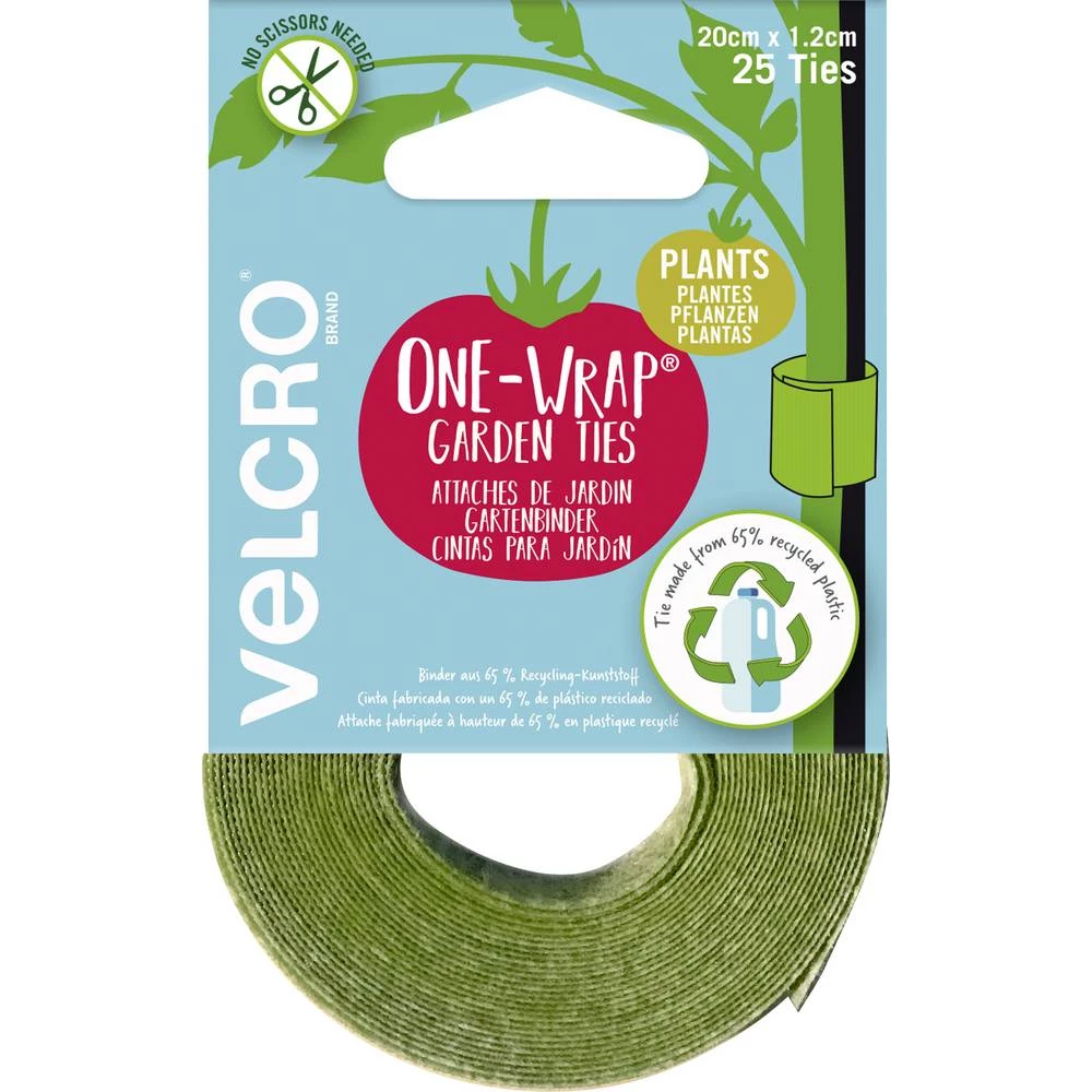 VELCRO® univerzalno prianjajuća traka za povezivanje, za biljke i vrt grip i mekana vunena tkanina (D x Š) 20 cm x 1.2 c slika