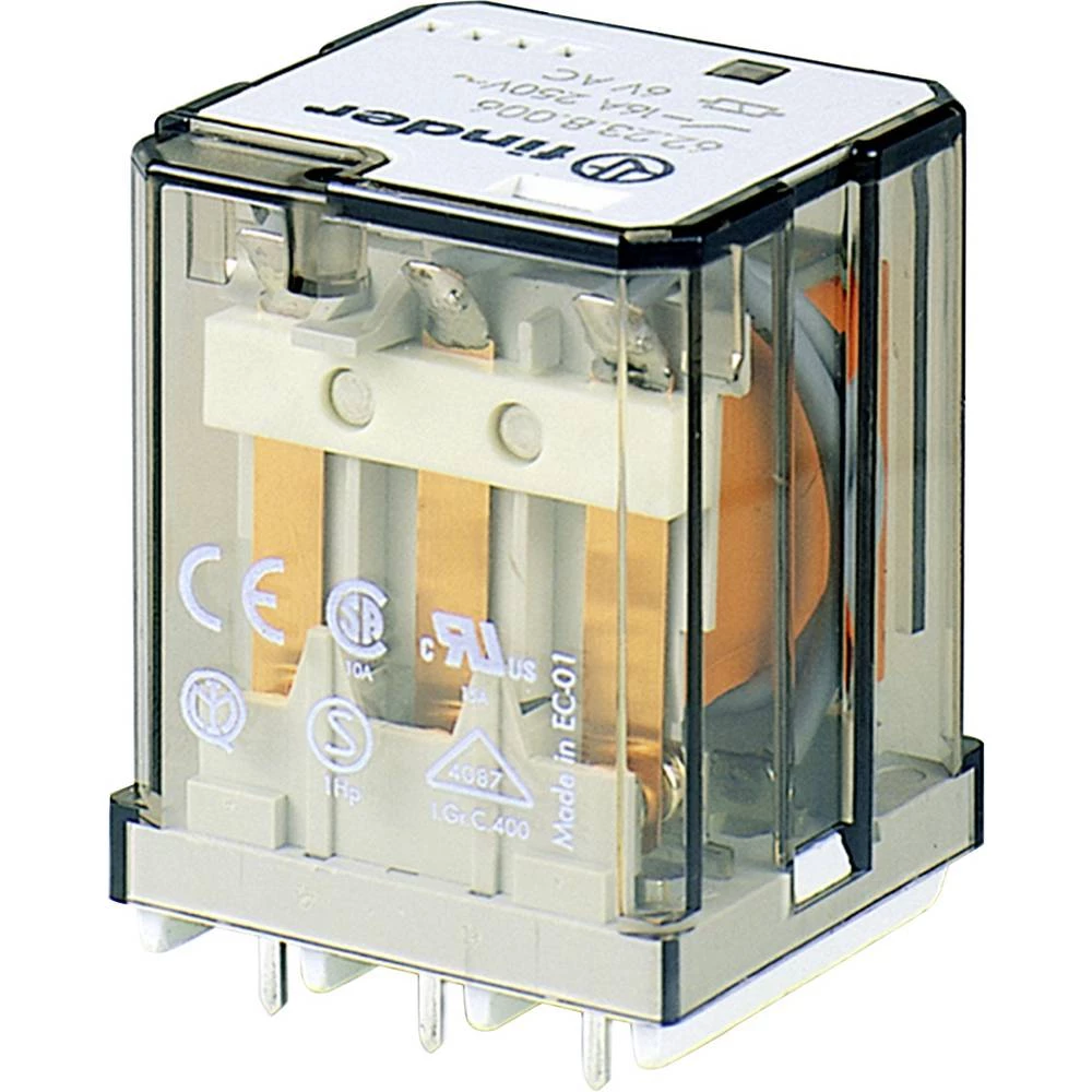 Finder 62.23.8.230.0300 relej za tiskane pločice 230 V/AC 16 A 3 zatvarač 10 St. slika