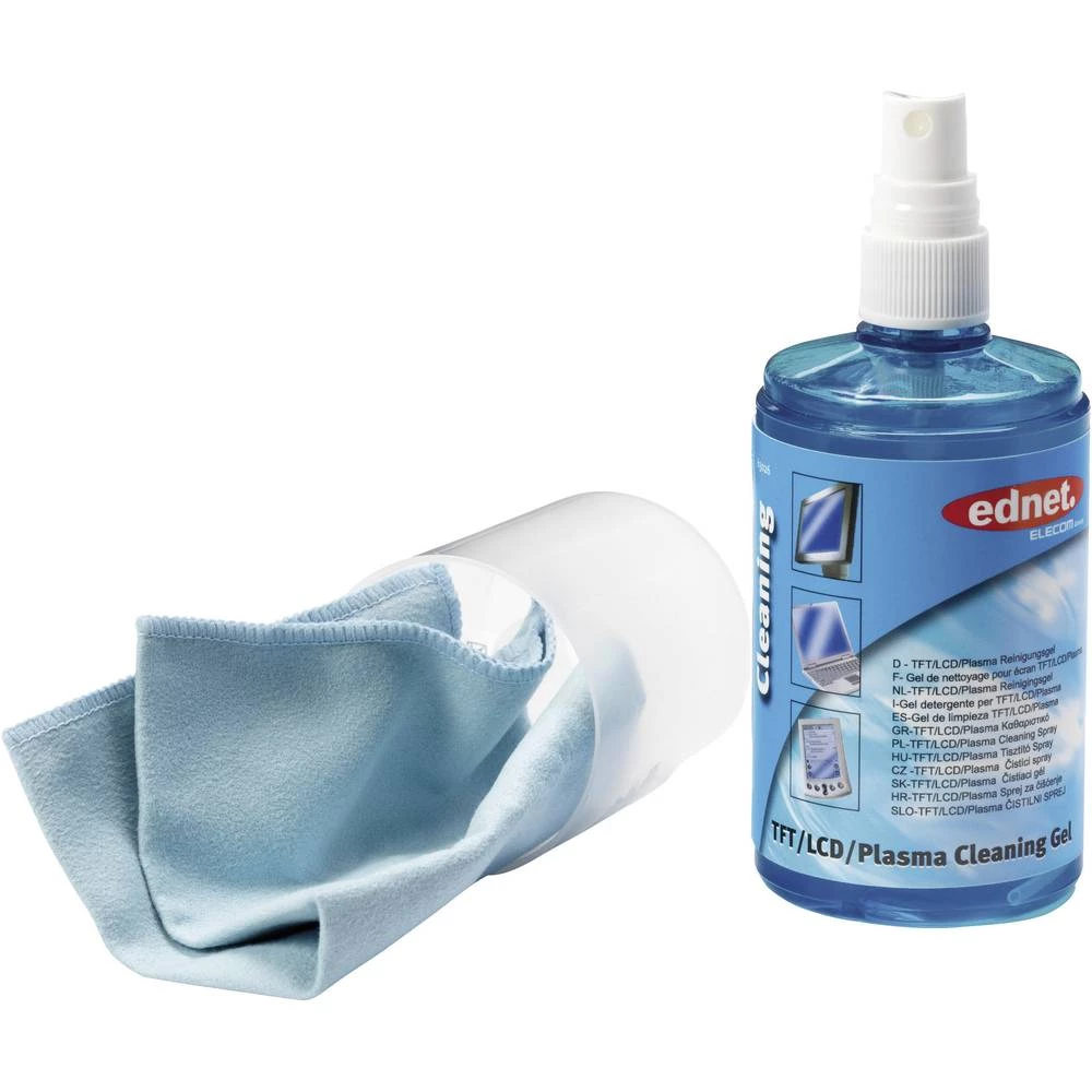 ednet TFT, LCD, plazma gel za čišćenje ekrana 200 ml uklj. tkaninu za čišćenje 63026 63026 1 St. slika