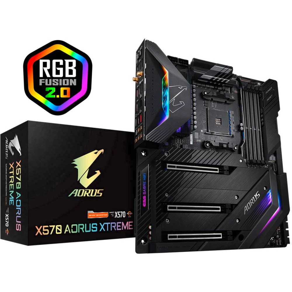 Matična ploča Gigabyte X570 AORUS XTREME Baza AMD AM4 Faktor oblika E-ATX Set čipova matične ploče AMD&reg; X570 slika