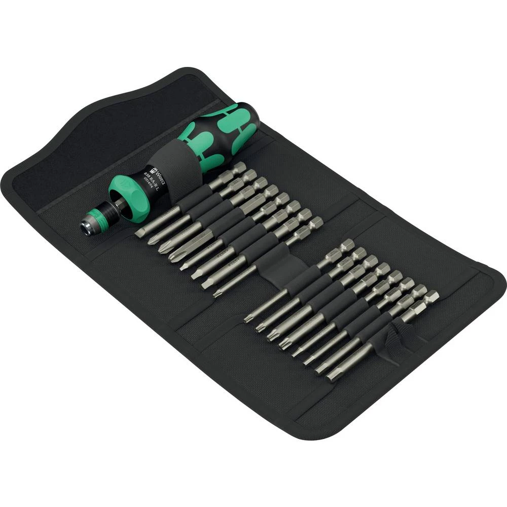 Wera Kompakt 60 RA-R Imperial 1 05051531001 bit komplet ravni prorez, križni phillips, križni pozidriv, TORX BO, unutarn slika