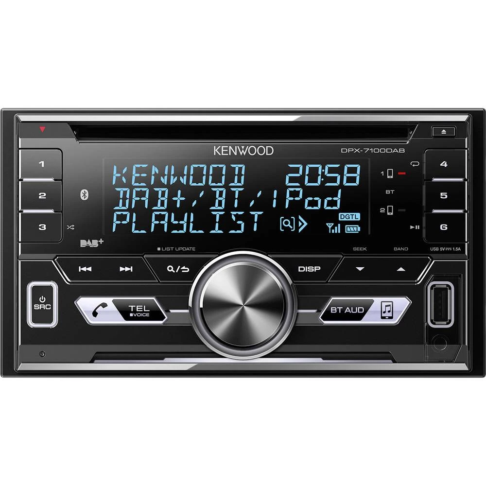 Kenwood DPX-7100DAB Dvostruki DIN autoradio Bluetooth&reg; telefoniranje slobodnih ruku, Priključak na upravljaču vozila slika