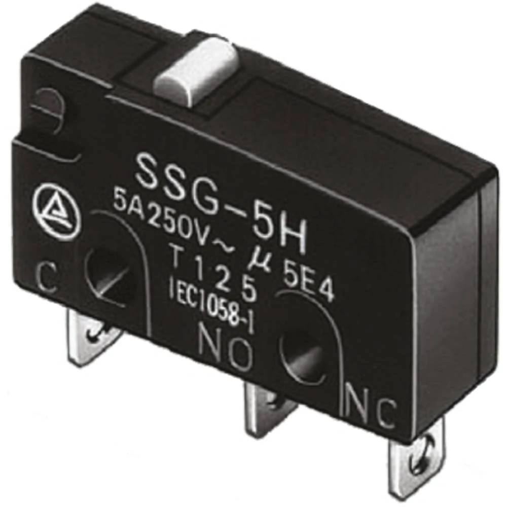 Omron SSG-01H mikro prekidač 30 V/DC 0.1 A 1 x on/(on) 1 St. Bag slika