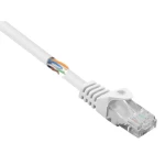 Renkforce RF-5043778 RJ45 mrežni kabel, Patch kabel CAT 5e U/UTP 5.00 m bijela sa zaštitom za nosić 1 St.