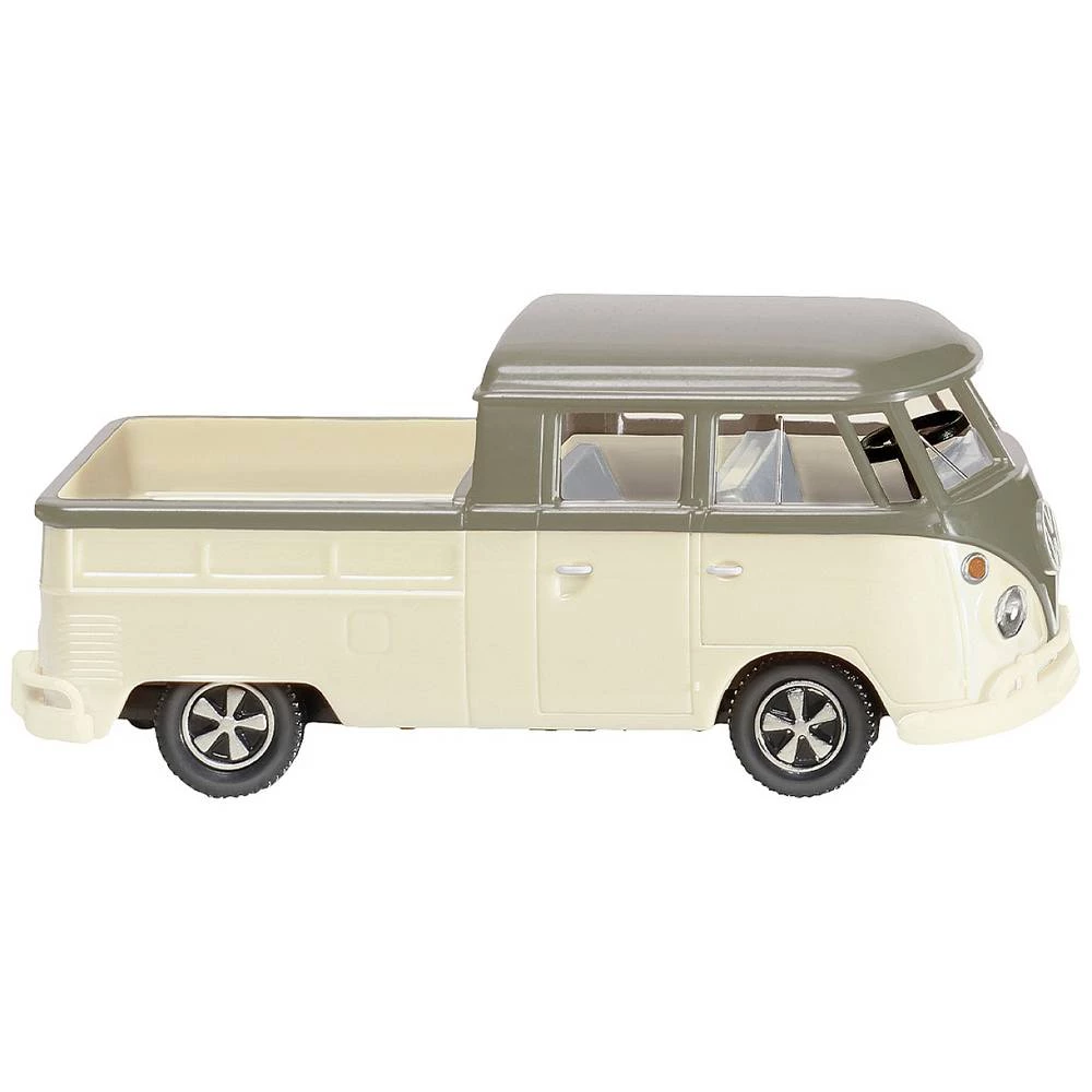 Wiking 078907 h0 Volkswagen T1 dupla kabina maslinasto siva / biserno bijela slika