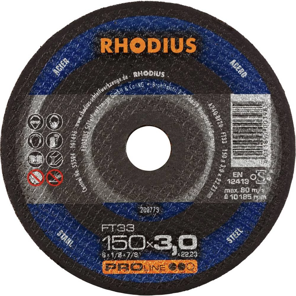 Rhodius FT33 200773 set reznih ploča 25 kom. čelik slika
