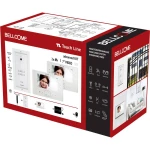 Bellcome VKA.P2F3.T7S9.BLW04 video portafon za vrata žičani kompletan set 14-dijelni bijela