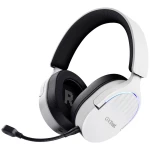 Trust GXT491 FAYZO igre Over Ear Headset Bluetooth® virtual surround bijela Surround zvuk, utišavanje mikrofona, kontr