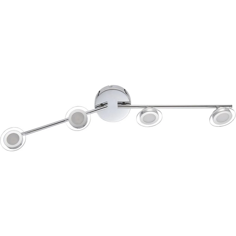 Stropni reflektor 20 W Toplo-bijela WOFI CHLOE 9195.04.01.0500 Krom boja slika