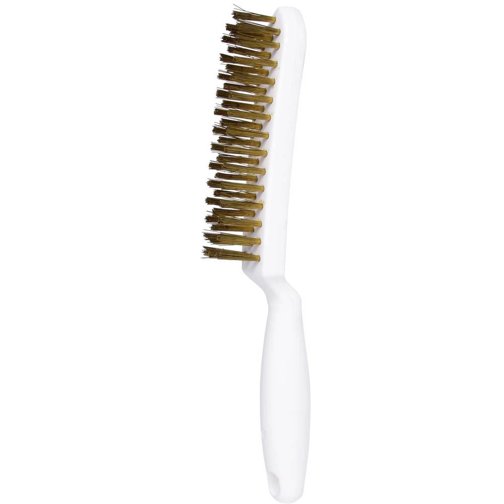 KS Tools 201.2326 Ručna žičana četka od mesinga 3 reda, 285 mm slika