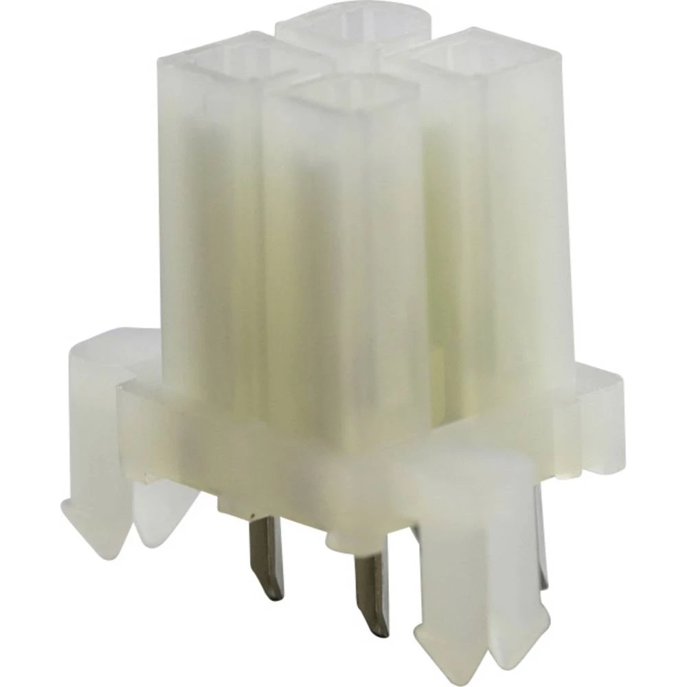 Molex 15247040 Mini-Fit BMI Receptacle Header, 4.20mm Pitch, Dual Row, Vertical, with Snap-In Plastic Pegs, Post 2.54µm slika