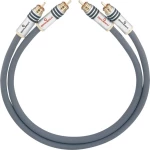 Oehlbach Cinch Audio Priključni kabel [2x Muški cinch konektor - 2x Muški cinch konektor] 4.50 m Antracitna boja pozlaćeni konta