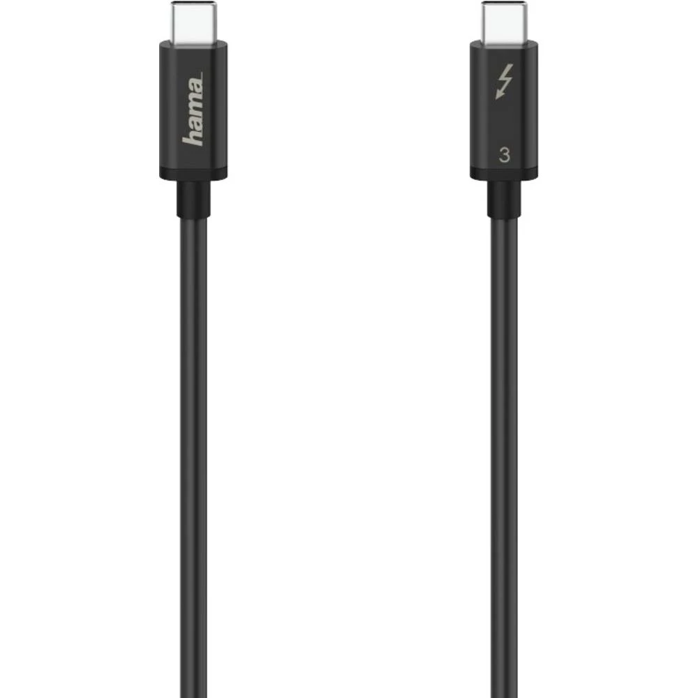 Hama  Thunderbolt™ 3 USB-C™ utikač 1 m crna slika
