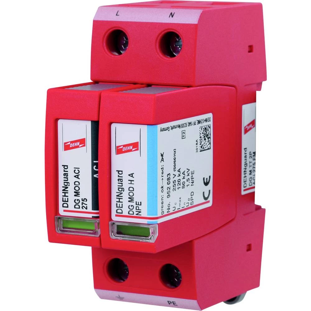 DEHN 952121 Überspannungsableiter Typ 2 DEHNguard M 2-polig Uc 275V mit ACI-Technologie odvodnik prenapona     1 St. slika