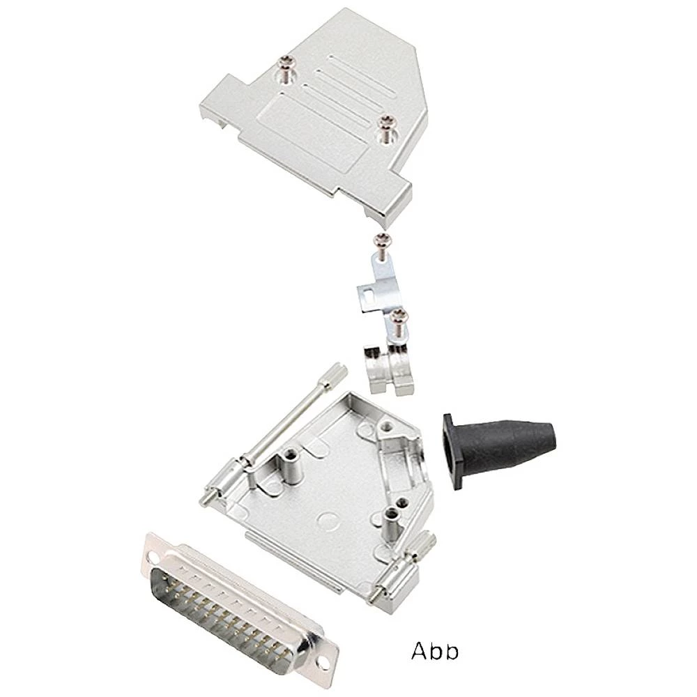 Komplet D-SUB pinskih konektora 45 ° Broj polova: 37 Lemni kup encitech DTSL37-LJSRG-S-DMP-W-K 1 ST slika