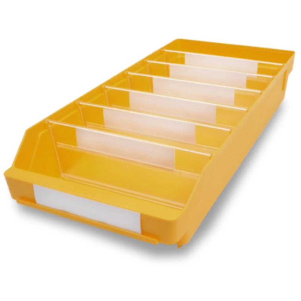 Kutije za police Pogodna za hranu (Š x V x d) 240 x 95 x 500 mm Žuta 540303 15 ST slika