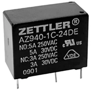 Zettler Electronics AZ940-1AB-12DS relej za tiskane pločice 12 V/DC 10 A 1 zatvarač 1 St. slika
