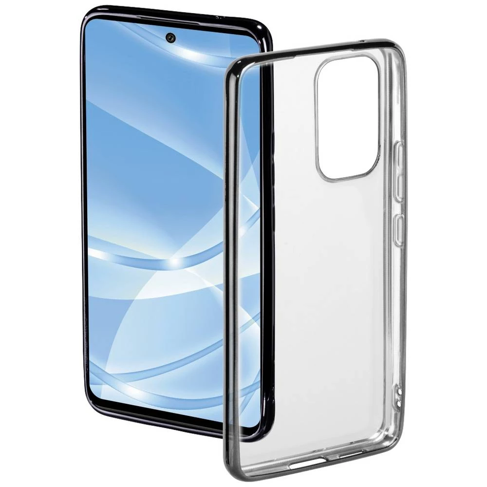 Hama Clear&Chrome stražnji poklopac za mobilni telefon Samsung Galaxy A53 5G crna (prozirna) slika
