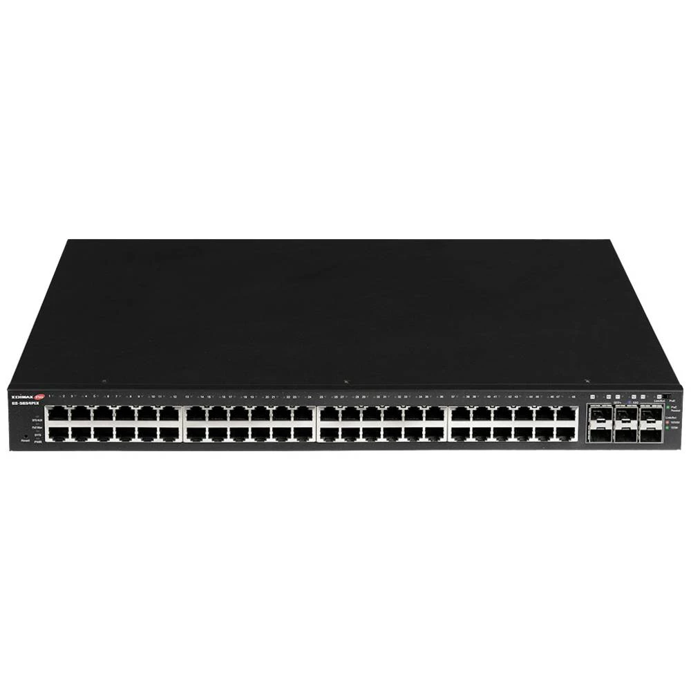 EDIMAX 54 porta Gigabit PoE+ Web Smart Managed Switch (400W) sa 6 x 10 Gigabit SFP+ portova, PoE dugog dometa 200m EDIMAX GS-5654PLX mrežni preklopnik 54 ulaza slika