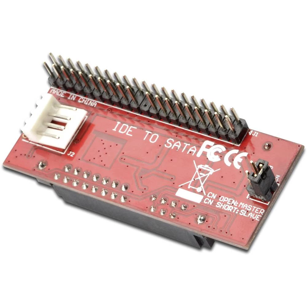 Struja, Računalo, Tvrdi disk, Pogonska jedinica, Paralelno sučelje, Serijsko sučelje Pretvarač [1x 40-polni muški konektor IDE, slika