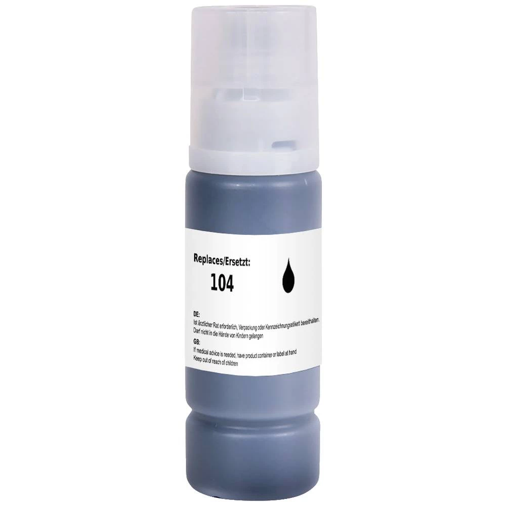Renkforce tinta za punjenje zamijenjen Epson 104, T00P1 kompatibilan  crn 65 ml  RF-5718862 slika
