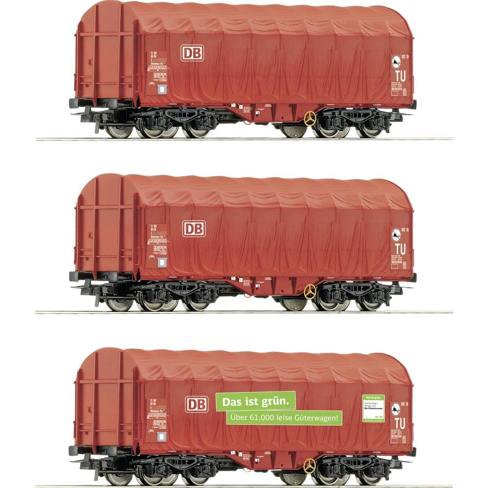 Roco 76011 H0 Komplet kliznih cerada DB-a iz tri dijela slika