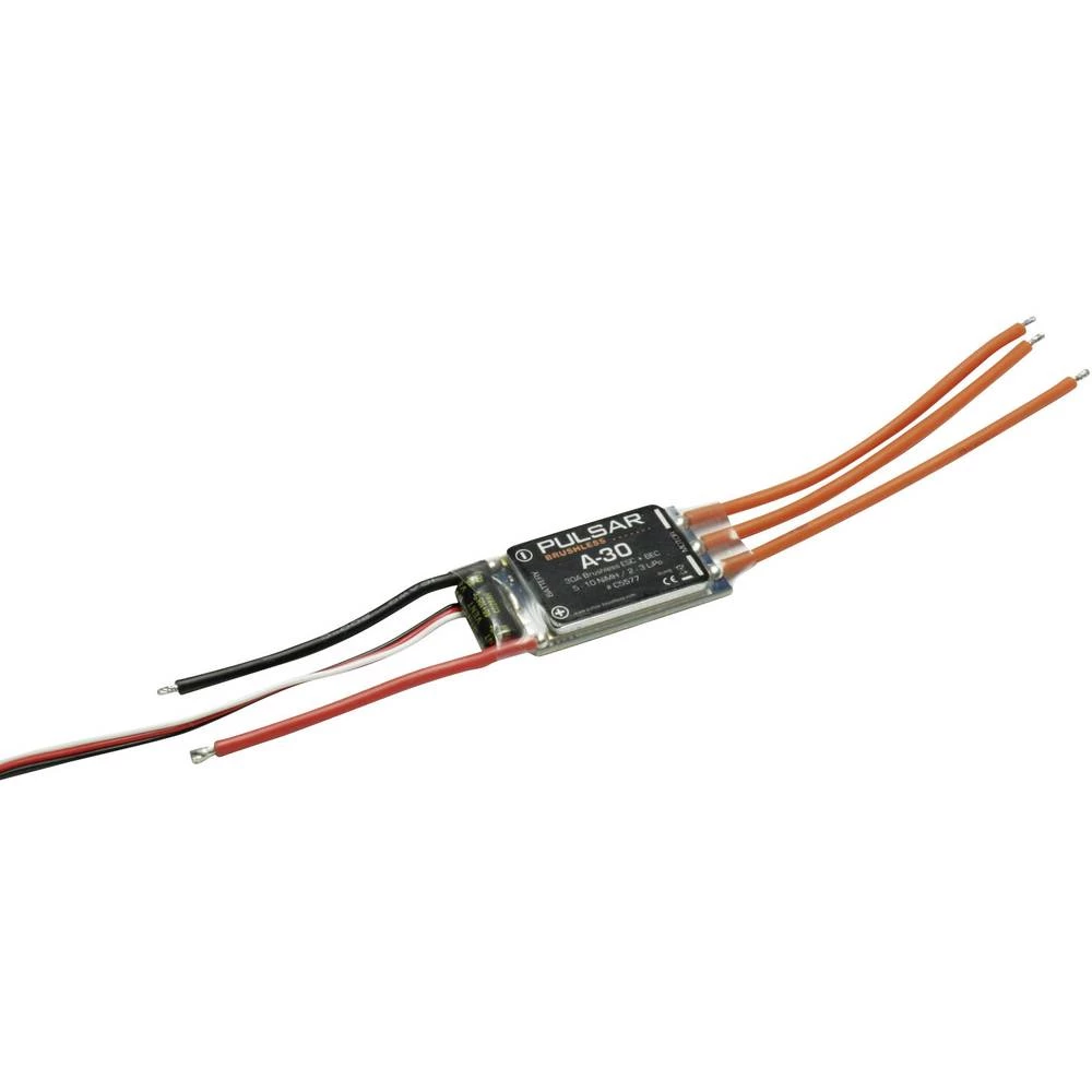 Regulator leta za Brushless modele aviona Pichler PULSAR A-30 Opteretivost (maks.): 40 A slika