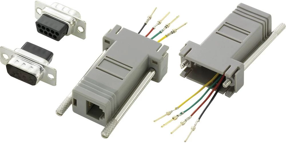 D-SUB adapter 9-polni muški konektor D-SUB - Ženski konektor RJ11 TRU COMPONENTS 1 ST slika
