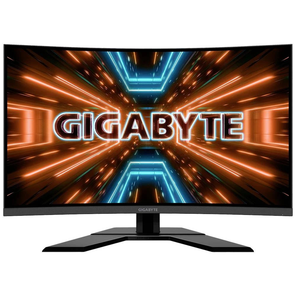 Gigabyte G32QC A LED zaslon Energetska učinkovitost 2021 G (A - G) 80 cm (31.5 palac) 2560 x 1440 piksel 16:9 1 ms USB 3.2 gen. 1 (USB 3.0), HDMI™, DisplayPort, slušalice (3.5 mm jack) VA LED slika