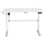 Električno podesivi igraći stol, bijeli DELTACO GAMING WT95 igraći stol bijela