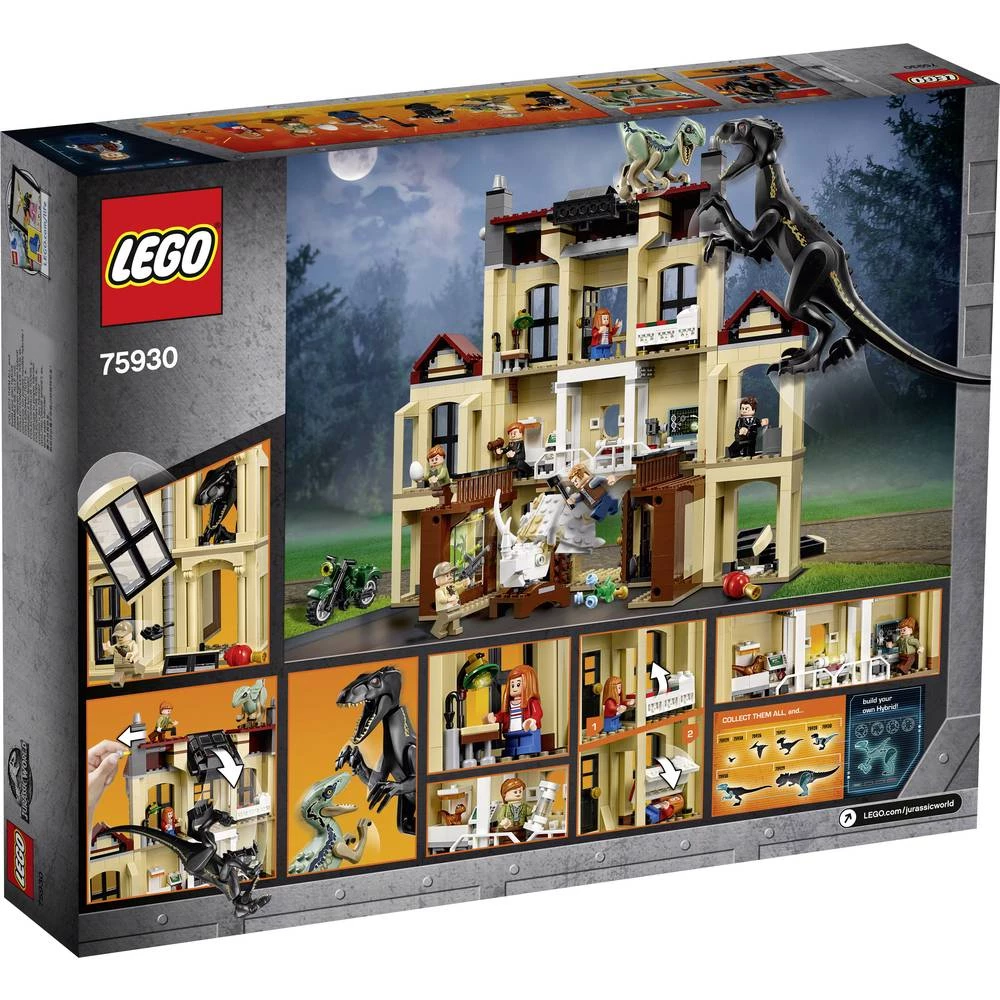 LEGO&reg; JURASSIC WORLD&trade; 75930 Indoratora Razaranje Lockwoodovog posjeda slika