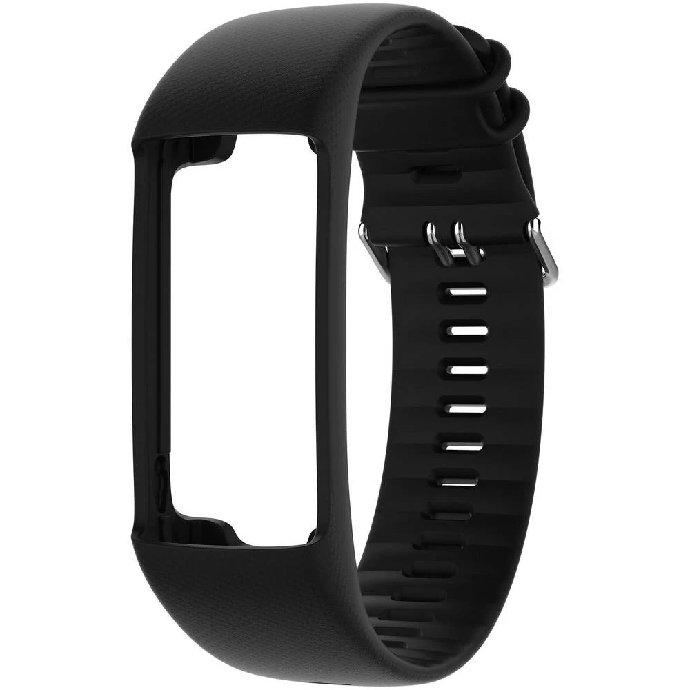Zamjenska traka Polar A370 Silikonarmband Veličina (XS - XXL)=L Crna slika